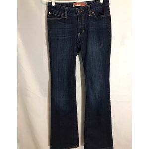 GAP Curvy Flare Jeans in blue medium wash, size 2